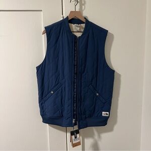 Mens medium the Northface blue puffer vest